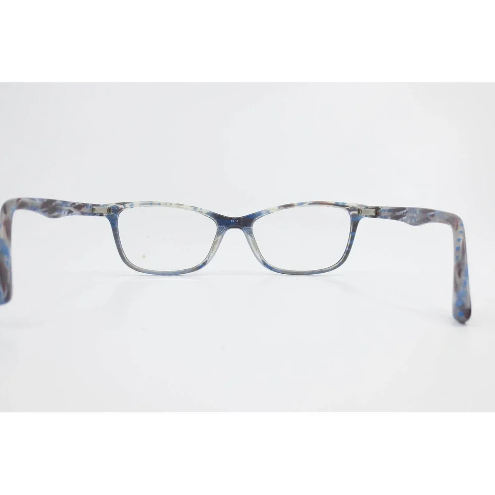 Chelsea Morgan CM 202110 Blue Patterned Cat Eye Eyeglasses Frames 52-17-135